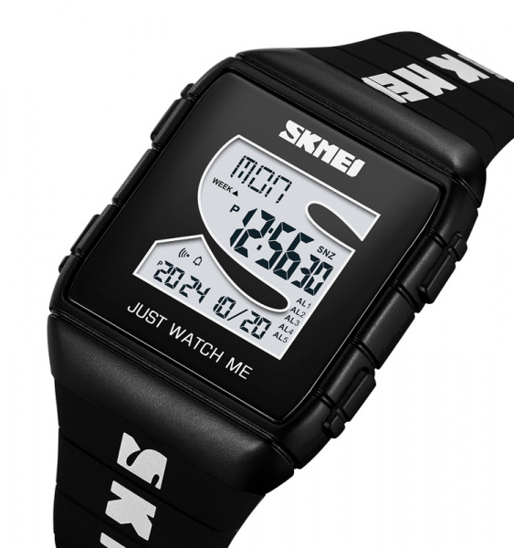 Часы наручные Skmei мужские электронные 2055black-white