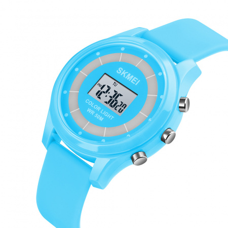 Часы наручные Skmei детские электронные 1596light-blue