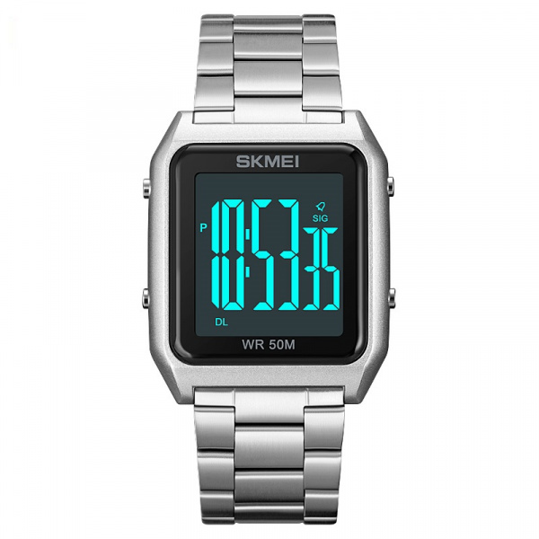 Часы наручные Skmei мужские электронные спортивные 1879silver