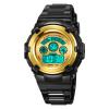 Часы наручные Skmei женские электронные спортивные 2156black-gold