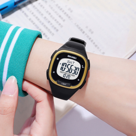 Часы наручные Skmei женские электронные спортивные 1959gold