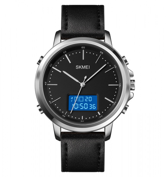 Часы наручные Skmei мужские электронные 1652silver-black