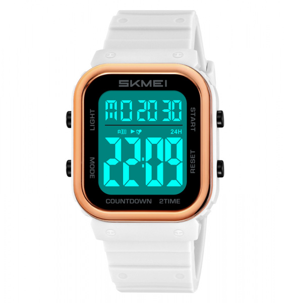 Часы наручные Skmei мужские электронные спортивные 2437white