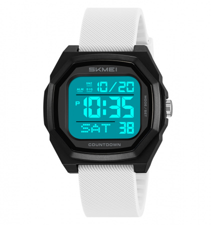 Часы наручные Skmei мужские электронные спортивные 2495white