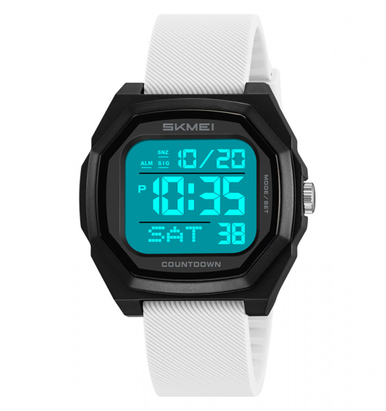Часы наручные Skmei мужские электронные спортивные 2495white