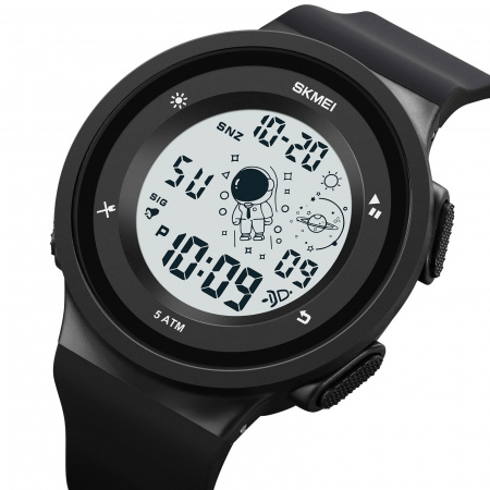 Часы наручные Skmei мужские электронные спортивные 1973black-white
