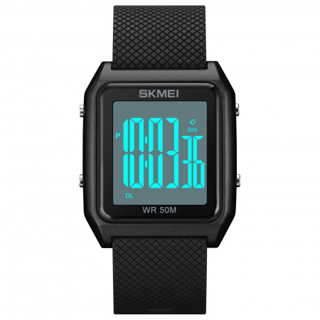 Часы наручные Skmei мужские электронные спортивные 1866black-black