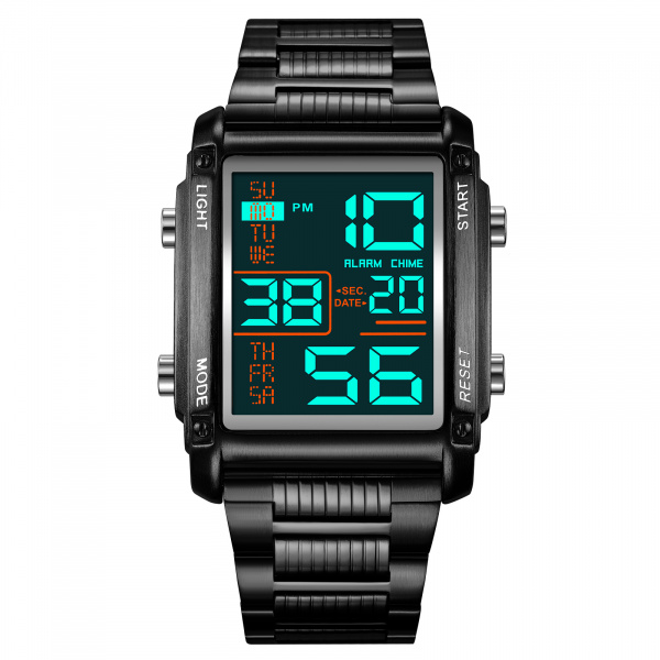 Часы наручные Skmei мужские электронные 2206black-black