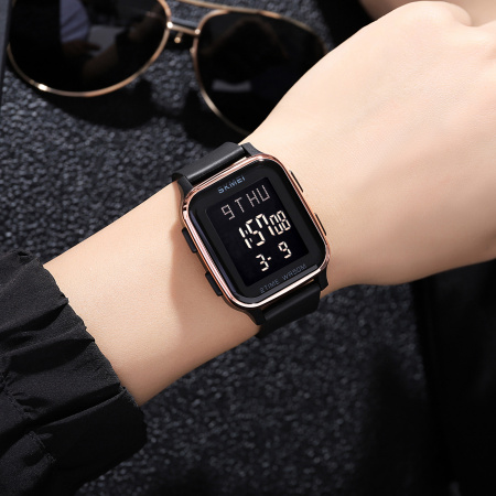 Часы наручные Skmei мужские электронные спортивные 1858rose-gold